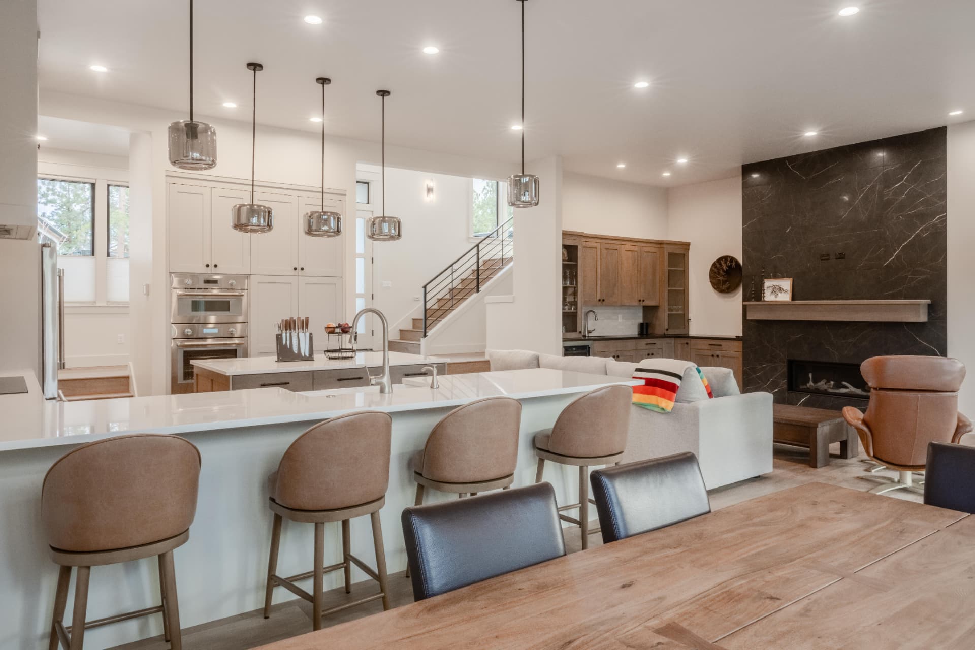 Custom home interior by Lifestyle Homes in Bend, Oregon