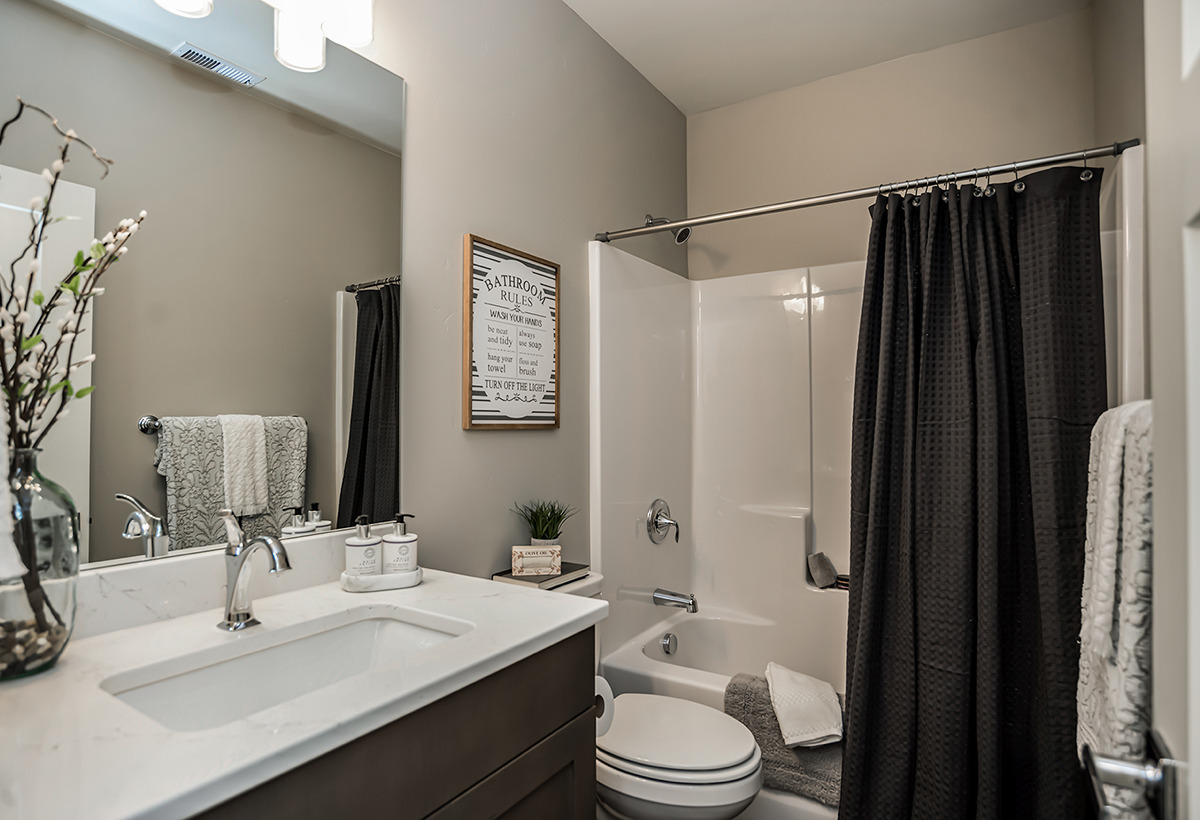 Bathroom black — Volunteer Build for 2020 COBA Showcase Home