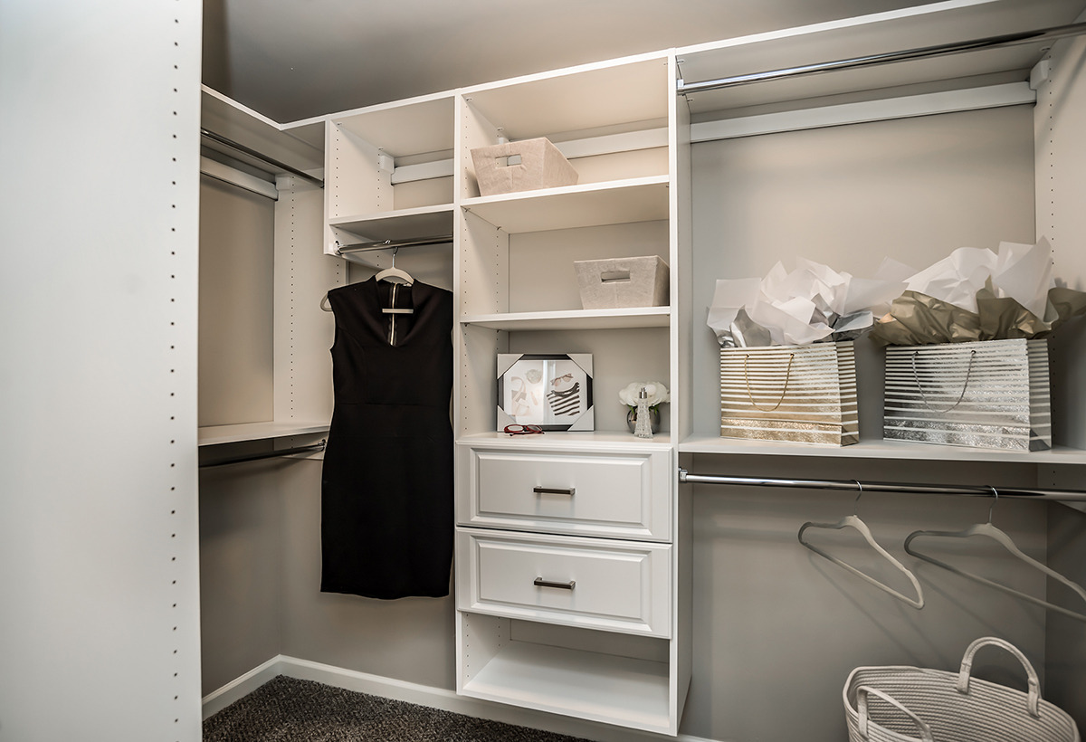 Master closet — Volunteer Build for 2020 COBA Showcase Home
