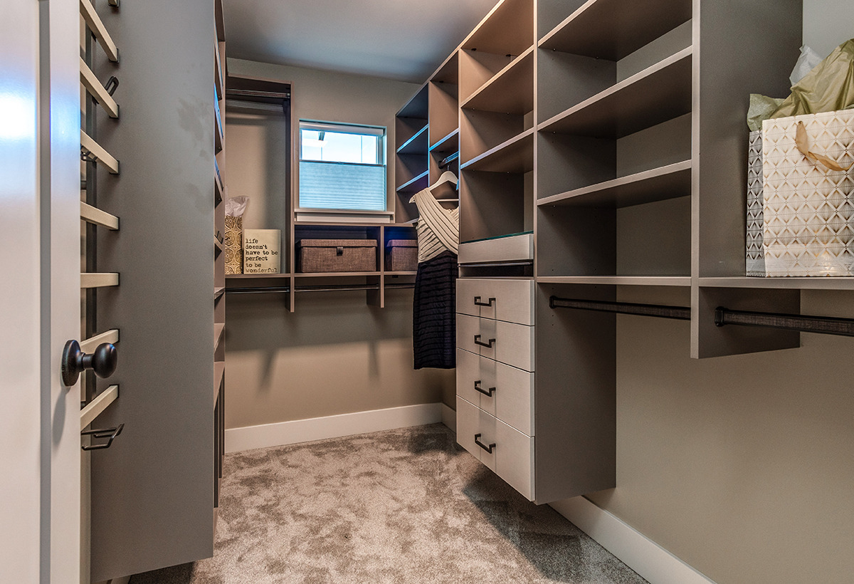 Master closet — Volunteer Build for 2021 COBA Showcase Home