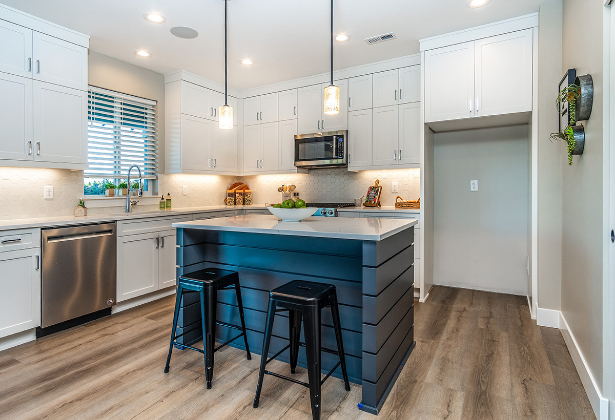 Kitchen island — Volunteer Build for 2021 COBA Showcase Home