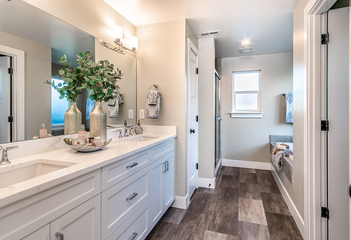 Master bathroom — Volunteer Build for 2021 COBA Showcase Home