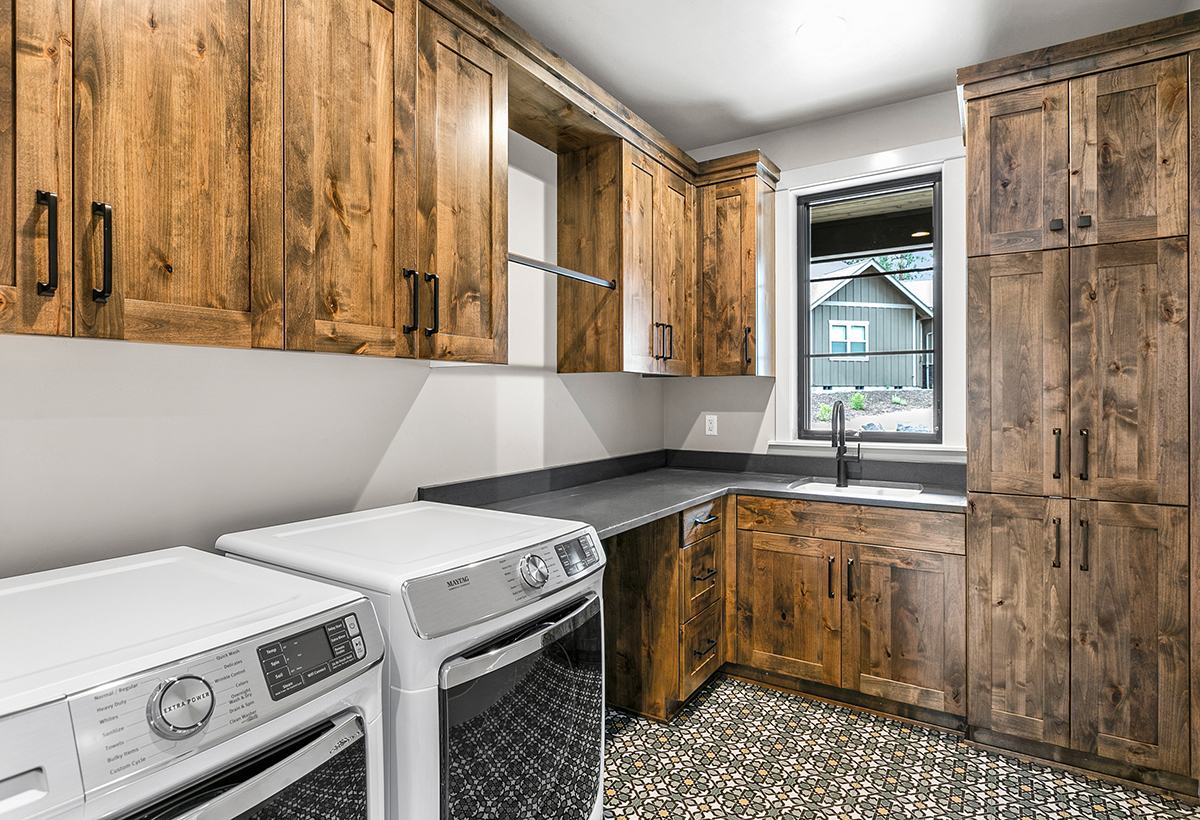Laundry room — Custom built forever home