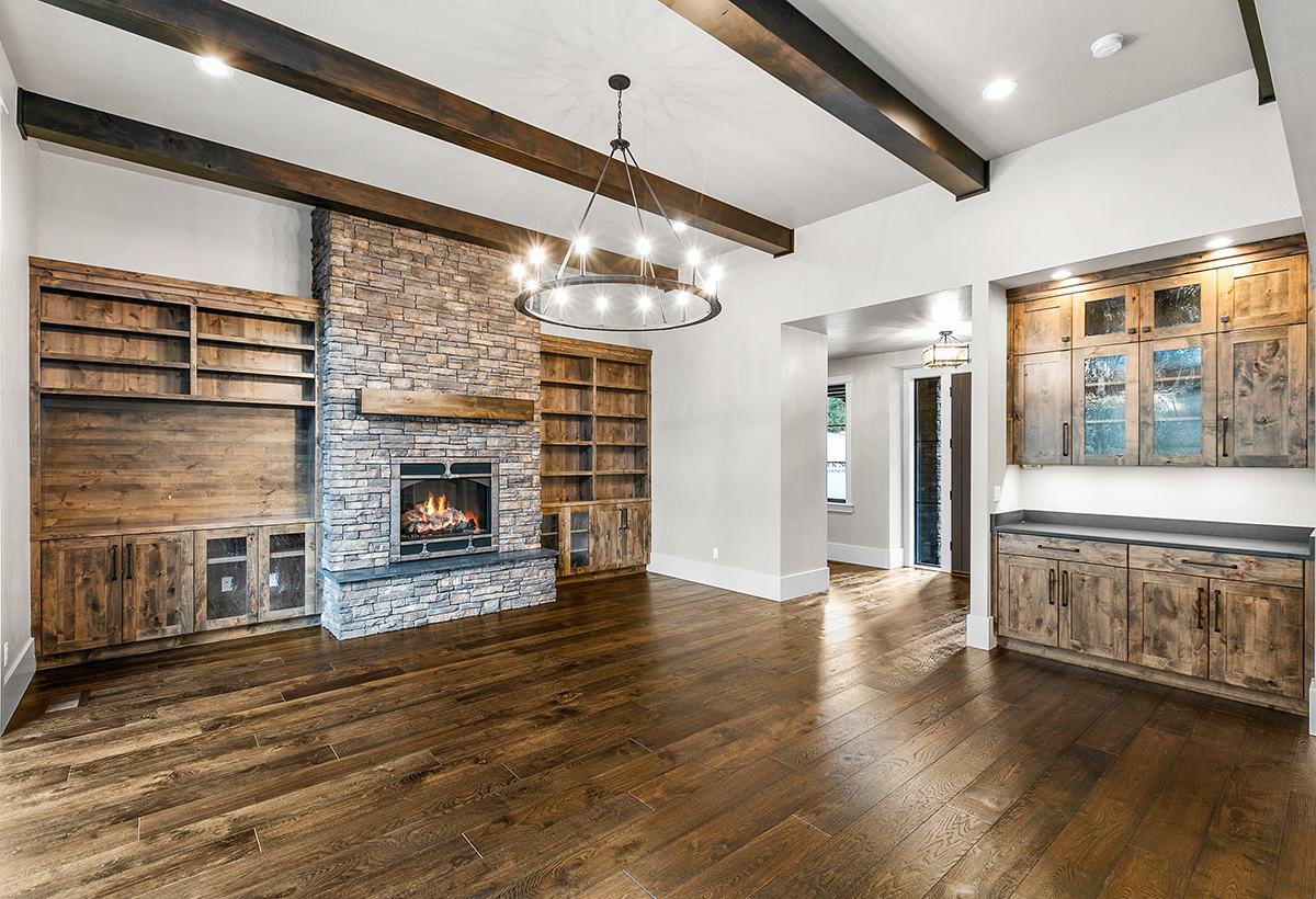 Living room — Custom built forever home