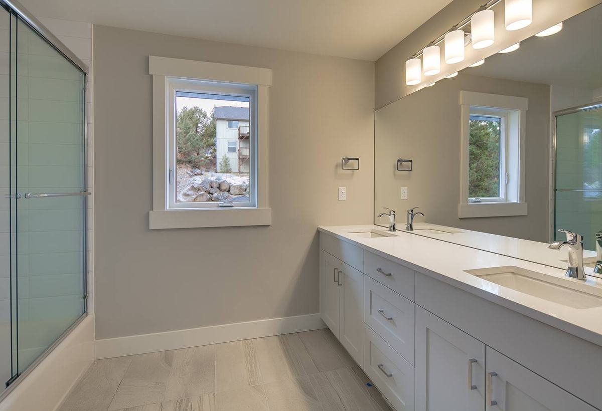 Bathroom — Living large in a narrow design