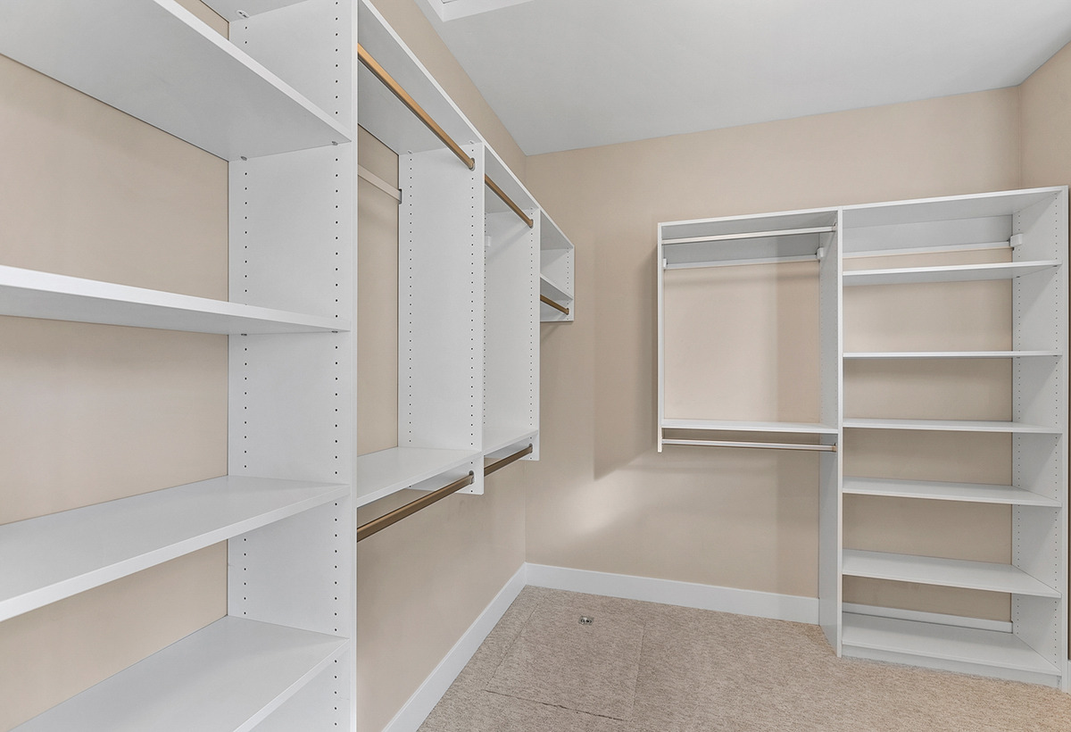 Master closet — Spacious prairie-style home with ADU