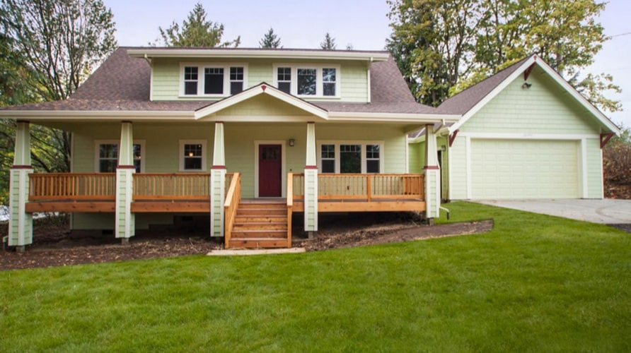 Cottage farmhouse style home on family acreage in Beaverton, Oregon