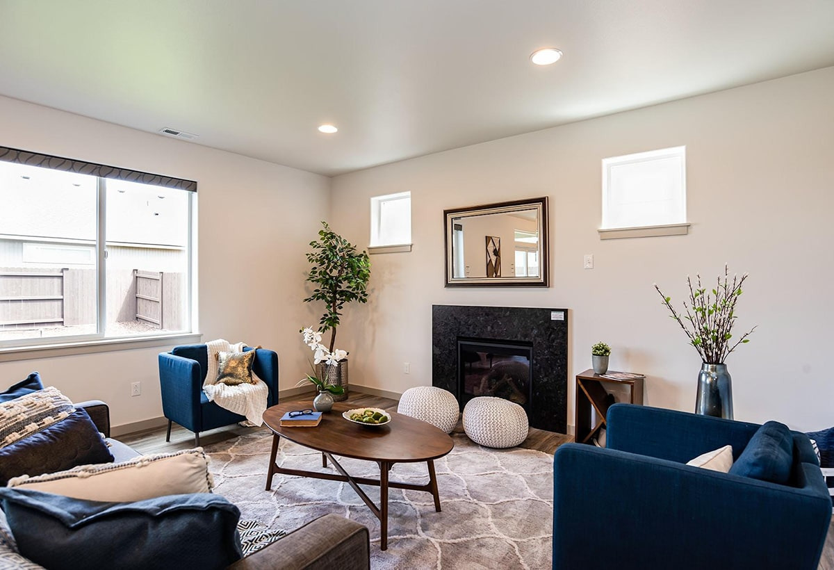Living room — Volunteer Build for 2019 COBA Showcase Home