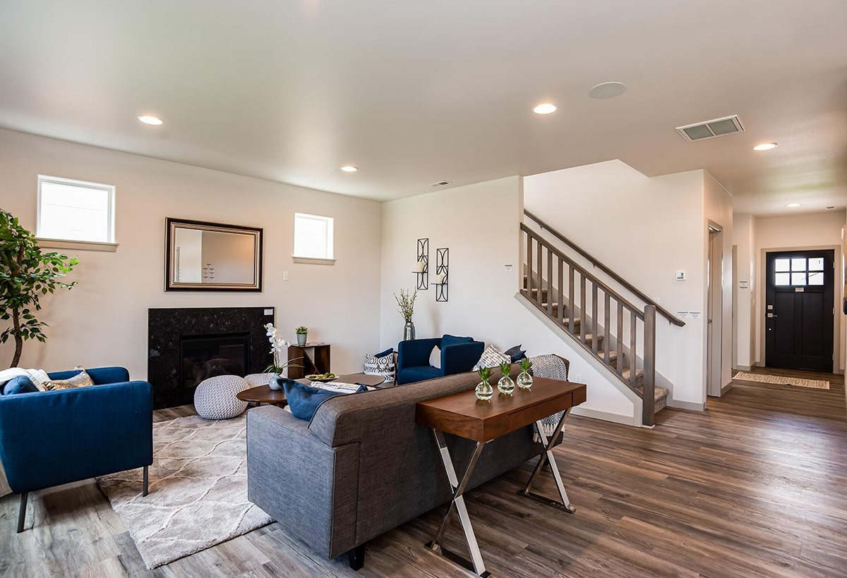 Living room — Volunteer Build for 2019 COBA Showcase Home