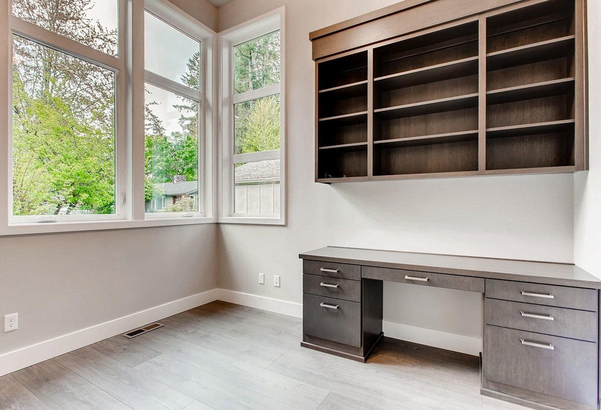 Built-in cabinetry — Just one lot left – and for a good reason