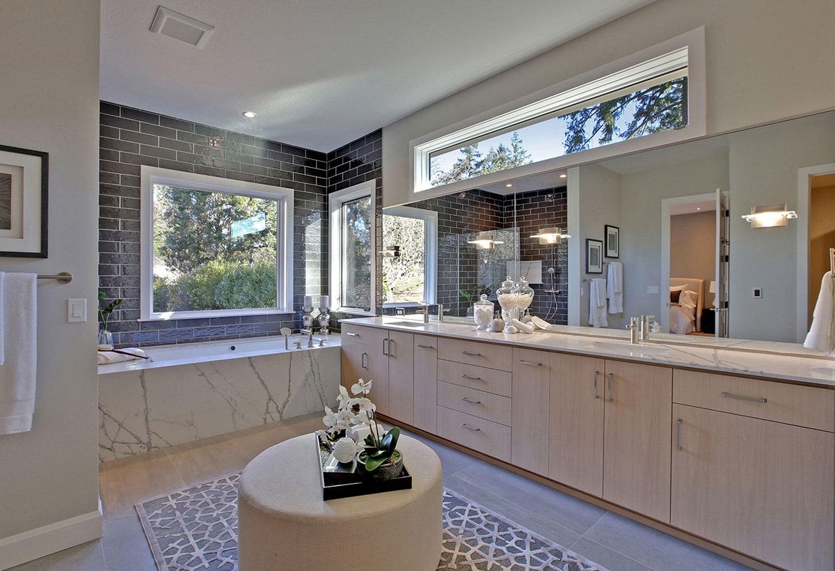 Interior detail — Living a modern prairie-style life