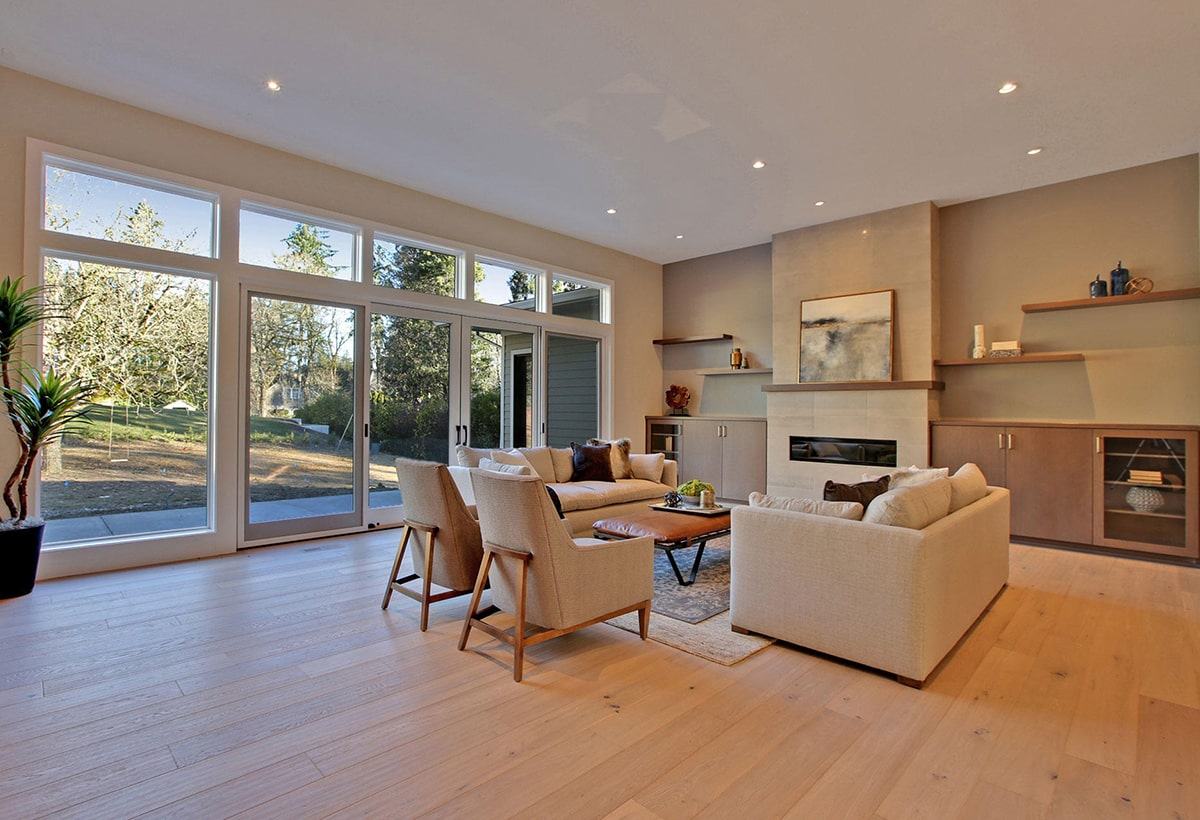 Living room — Living a modern prairie-style life