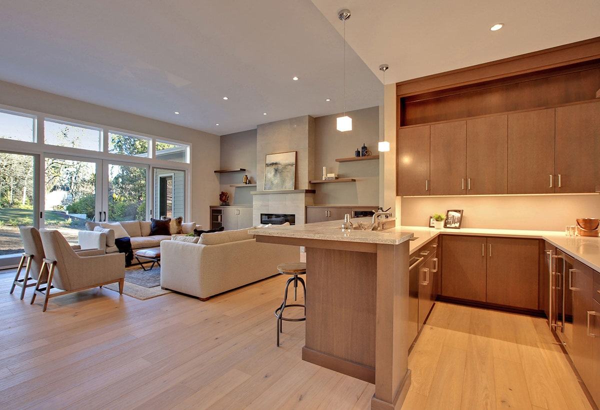 Interior detail — Living a modern prairie-style life