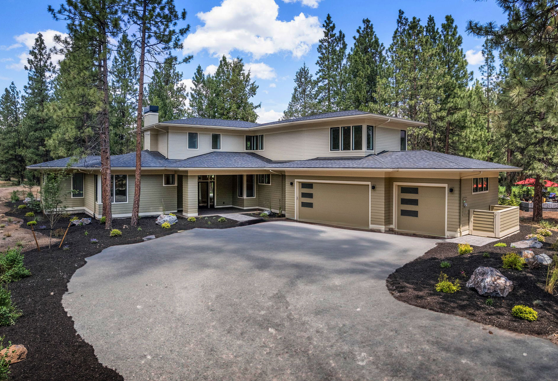 Modern Prairie Style custom home in Awbrey Glen, Bend, Oregon