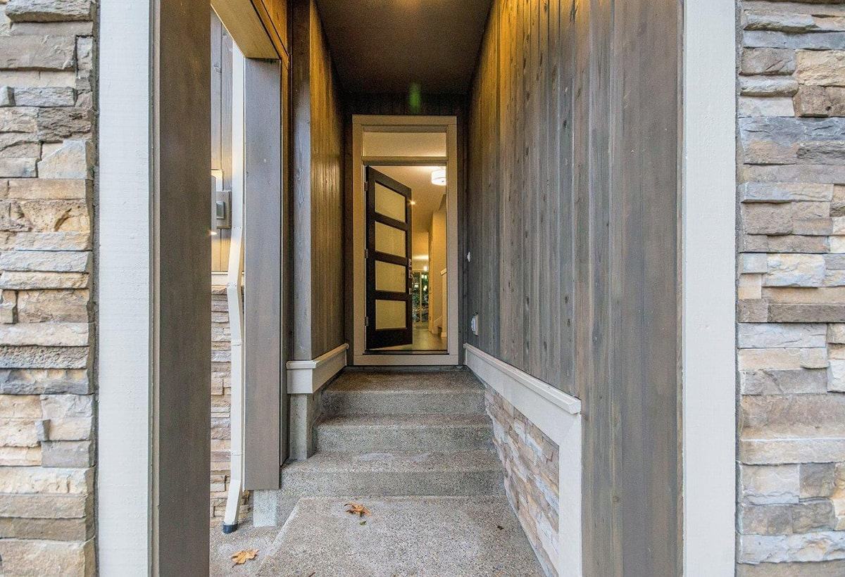 Entry — Modern custom home with ADU