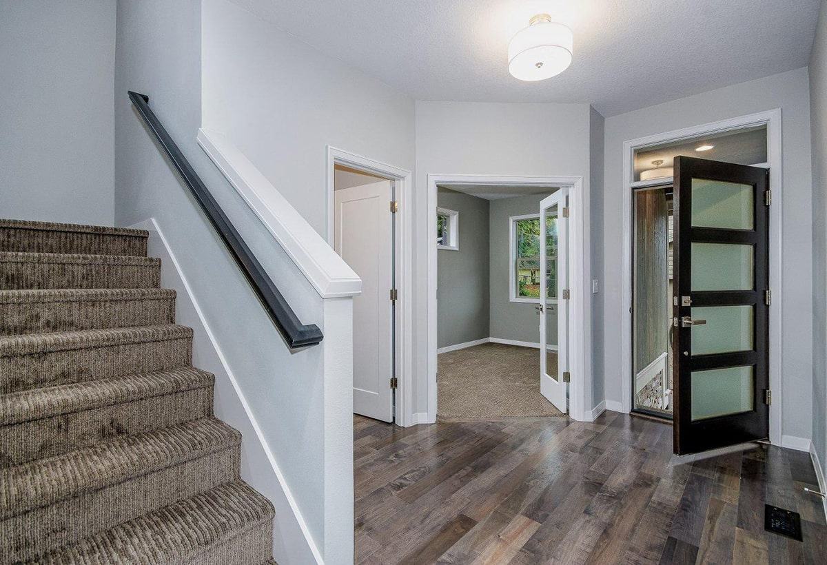 Stairway — Modern custom home with ADU
