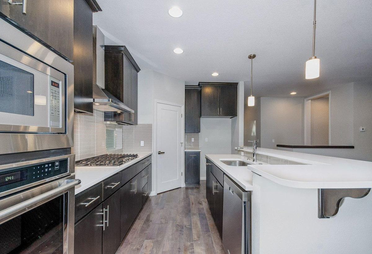 Kitchen — Modern custom home with ADU