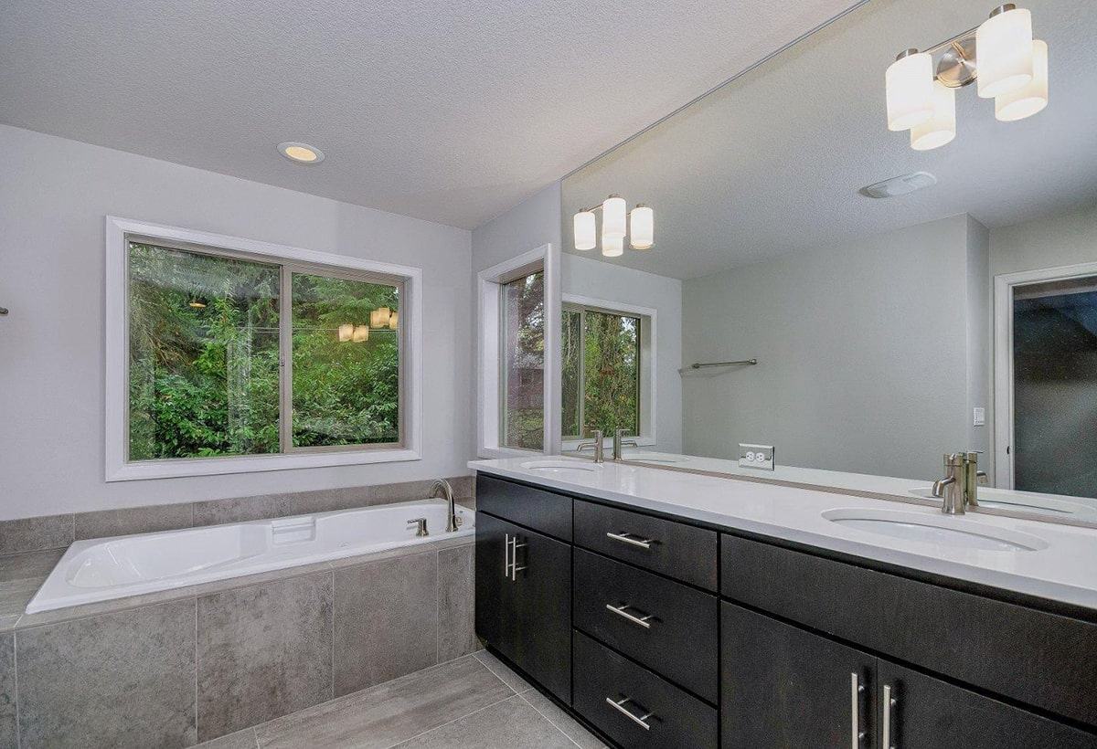 Bathroom — Modern custom home with ADU