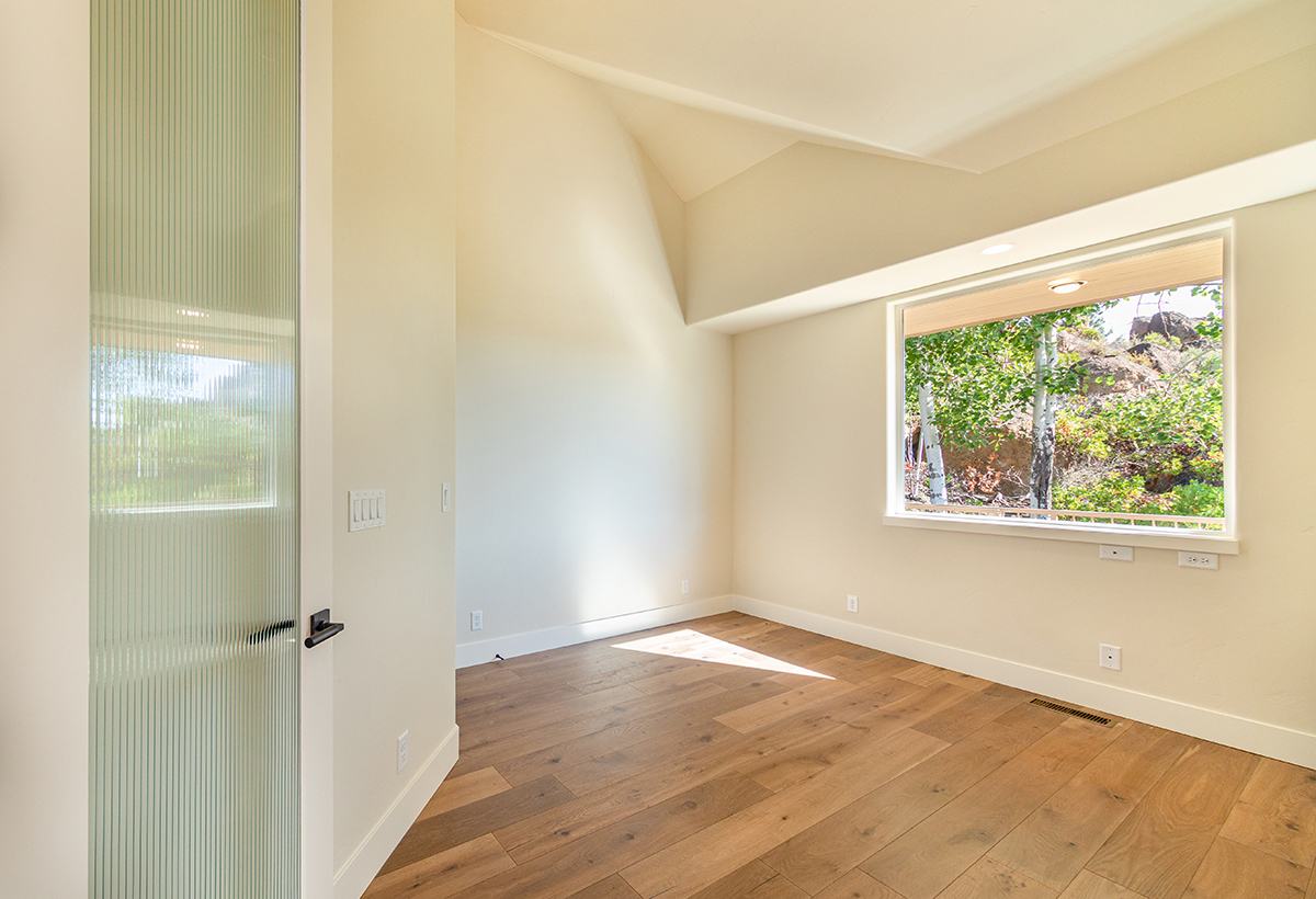 Bedroom — Working with a vision to set this townhome apart