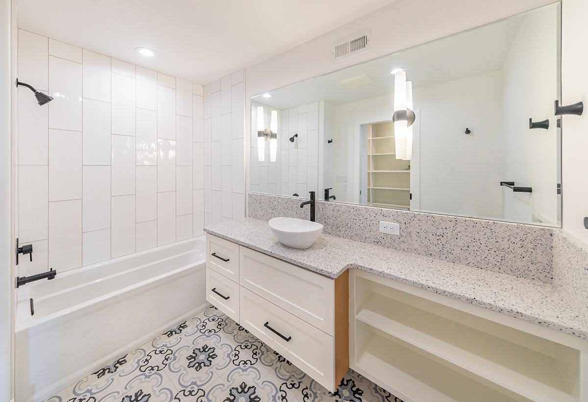 Bathroom — Working with a vision to set this townhome apart