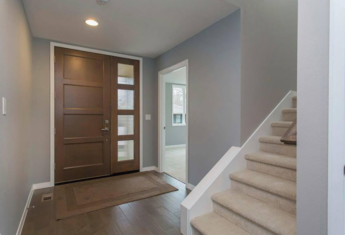 Entryway — New home in an established neighborhood