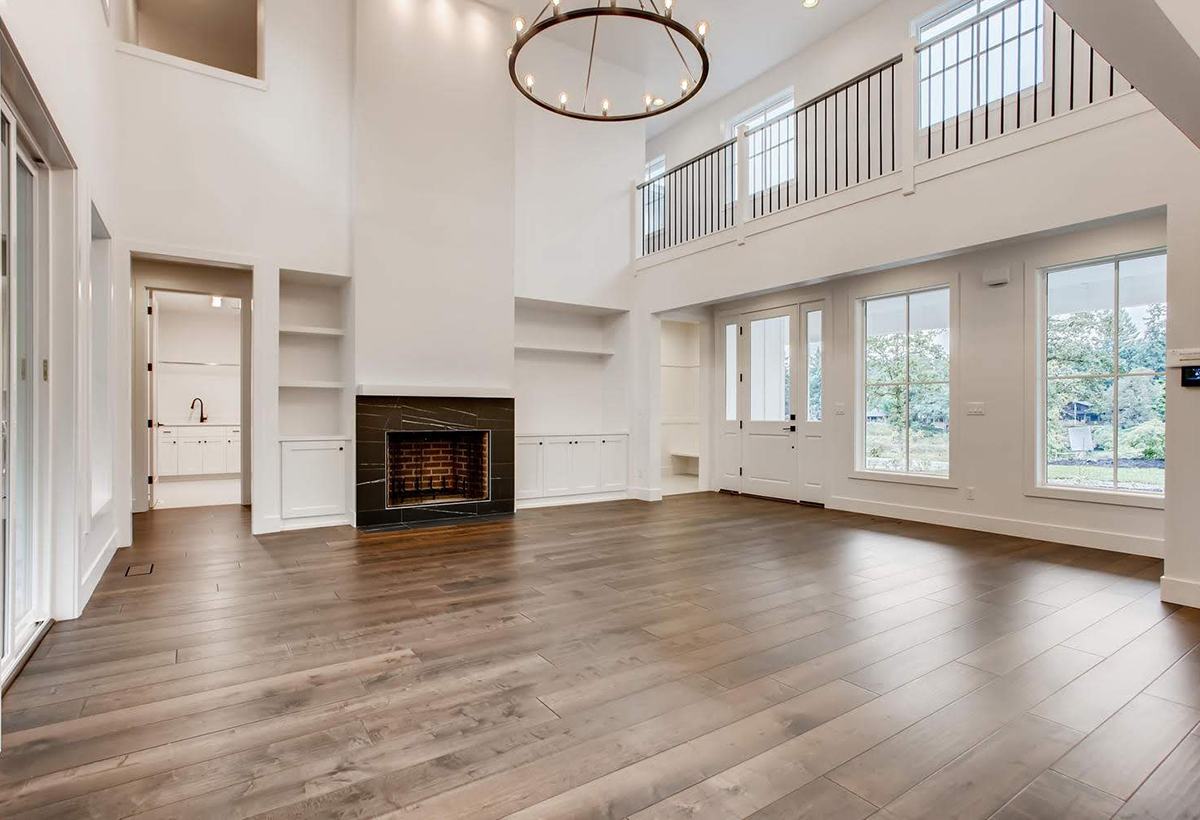 Living room — Riverfront view from River Run
