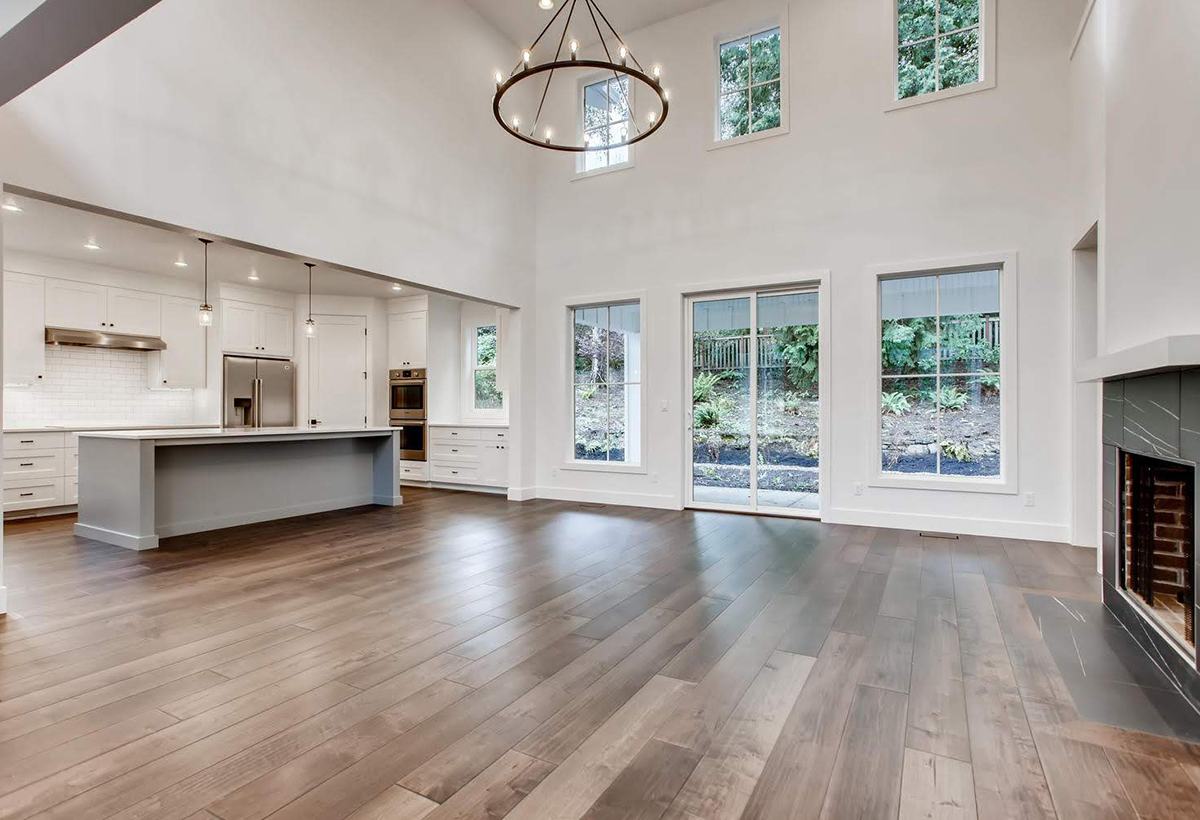Living room — Riverfront view from River Run