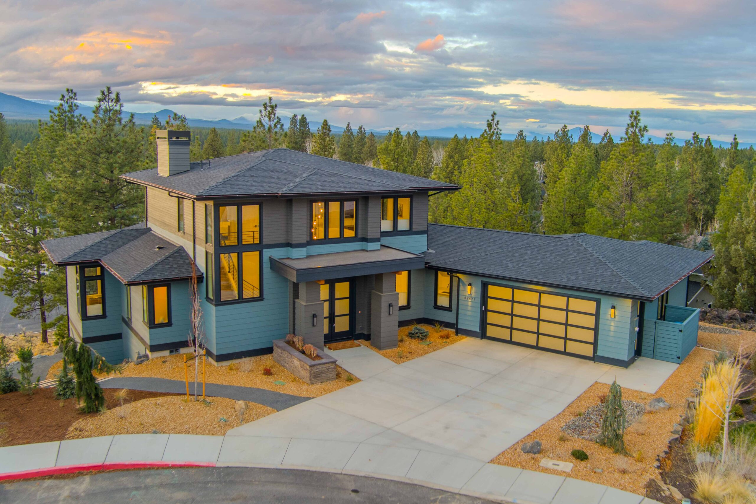Modern custom home at Shevlin West in Bend, Oregon