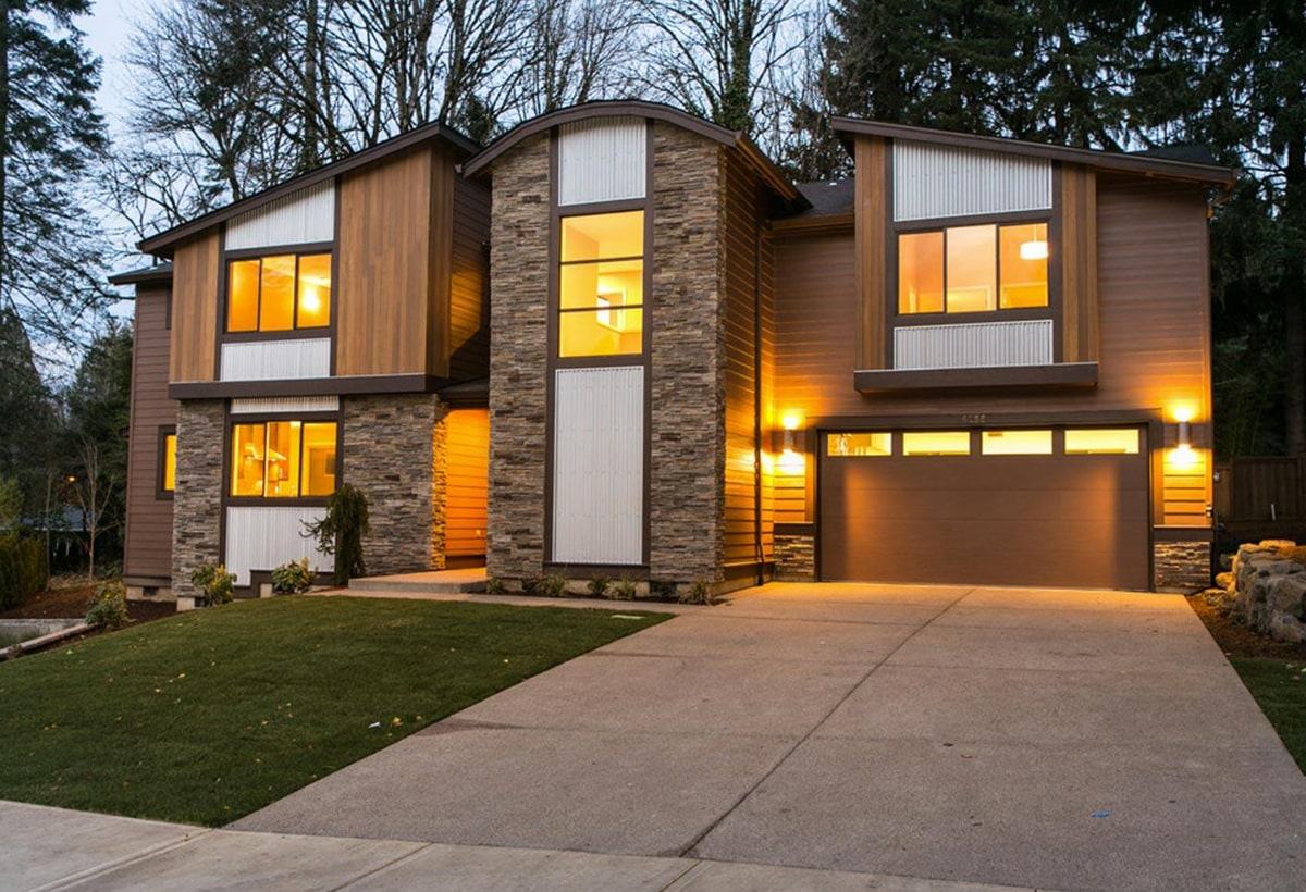 Contemporary Northwest Modern home in the Garden Home-Hillsdale neighborhood of Portland, Oregon
