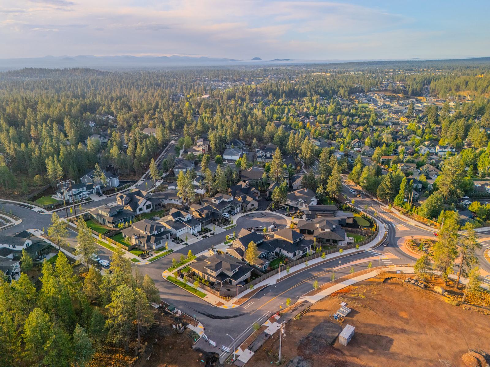 Cascade mountain views from the Talline community on Bend's west side