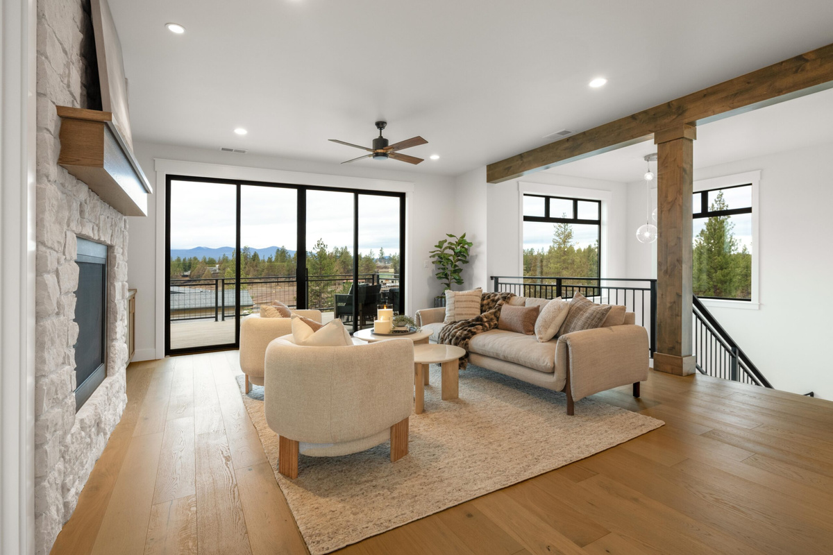 Interior detail — Mining Farmhouse Revived with Spectacular Views