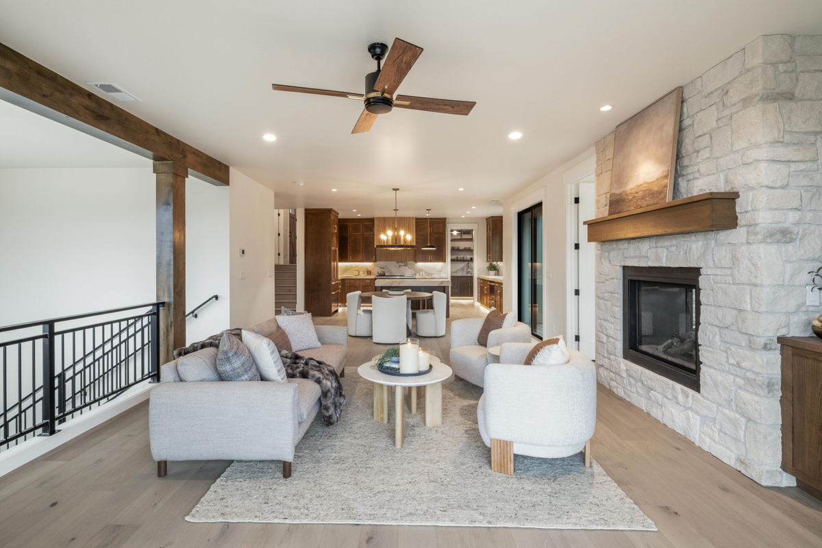 Interior detail — Mining Farmhouse Revived with Spectacular Views